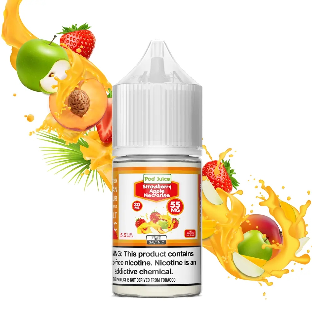 pod juice 30ml strawberry apple nectarine e-liquid