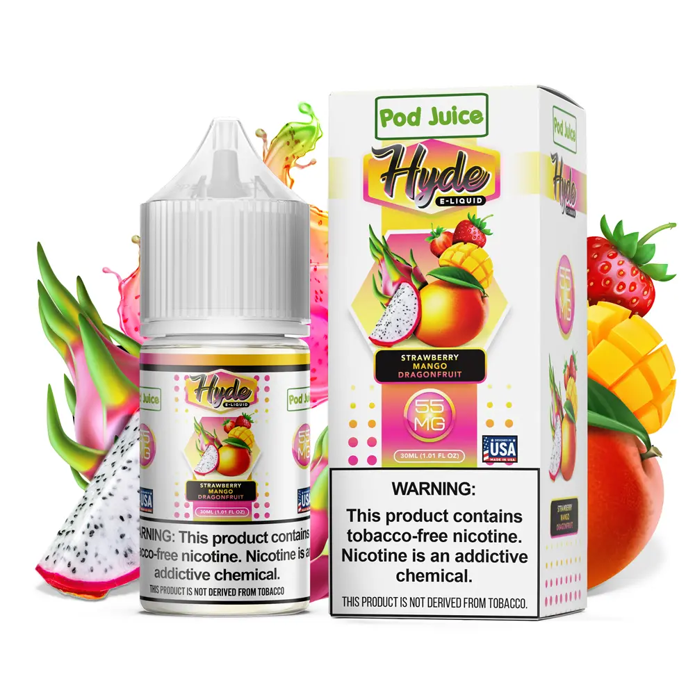 pod juice hyde e-liquid 30ml strawberry mango dragonfruit