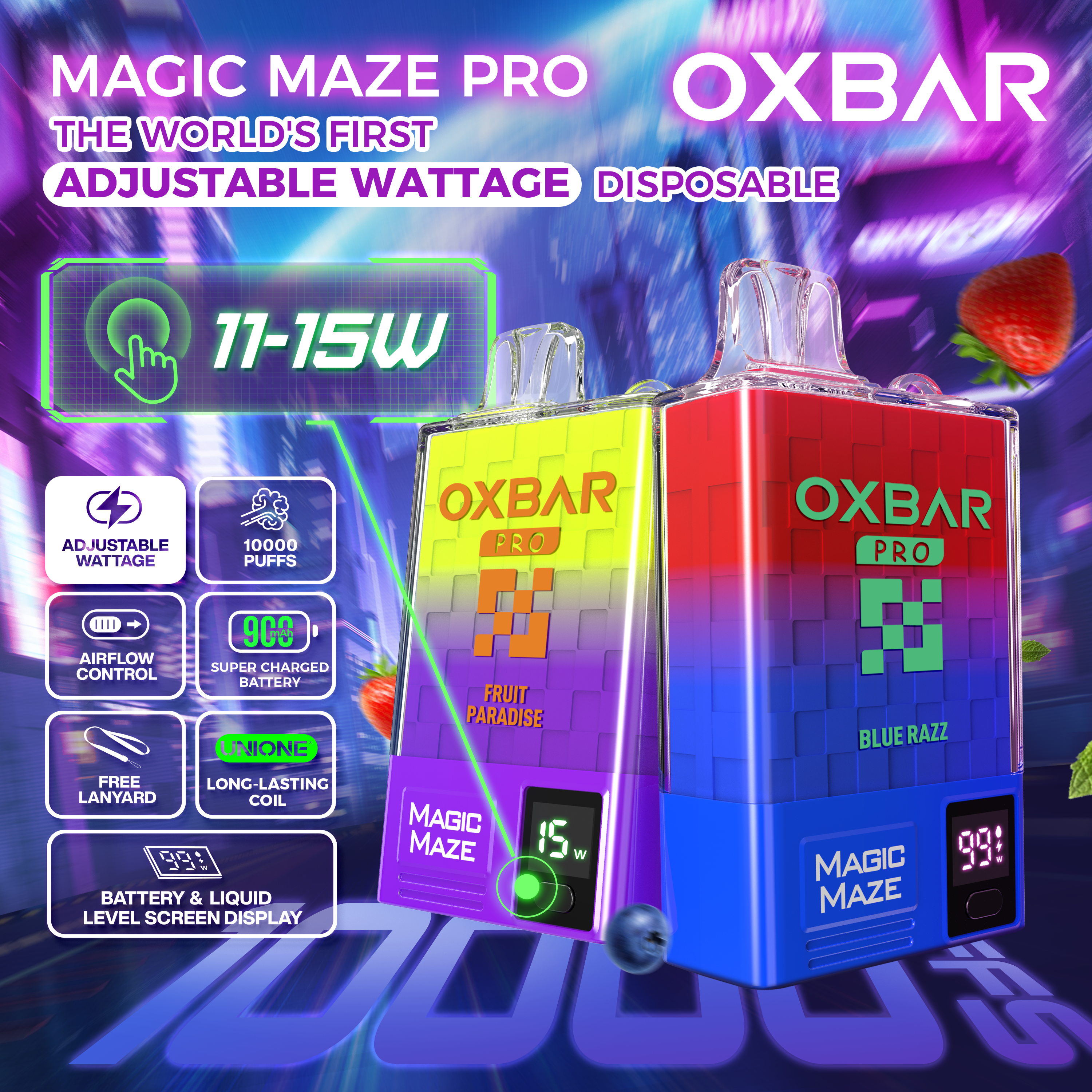 Oxbar Magic Maze 10k Puffs